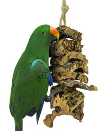 Коркова играчка за птици, 50 х 16 х 11 см. - Back Zoo Nature Cork Play Tower L